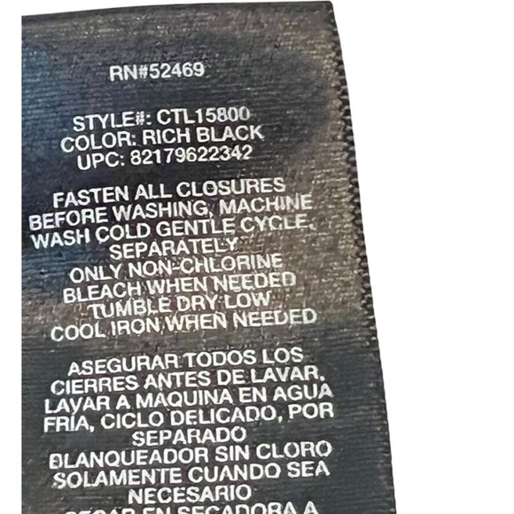 Catalina Womens XL Black Swim Shorts With Adjustable Drawstring & Back Pocket - Picture 3 of 6